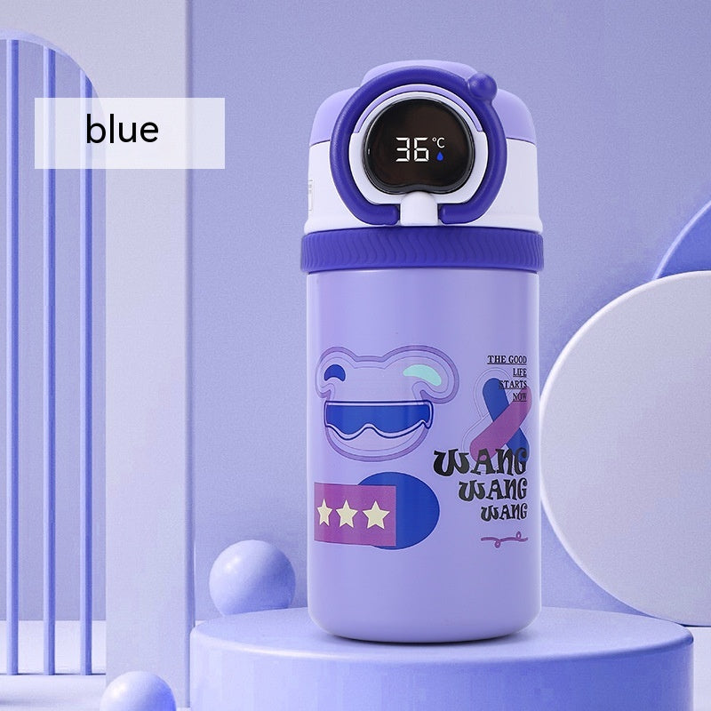 Stainless Steel Children Smart Insulation Cup Student Large Capacity