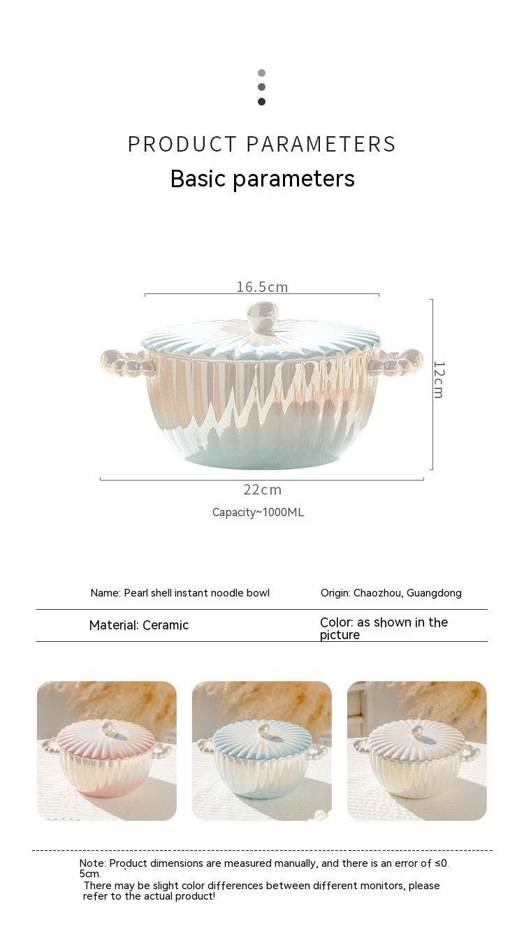 Household Large Ceramic Soup Bowl