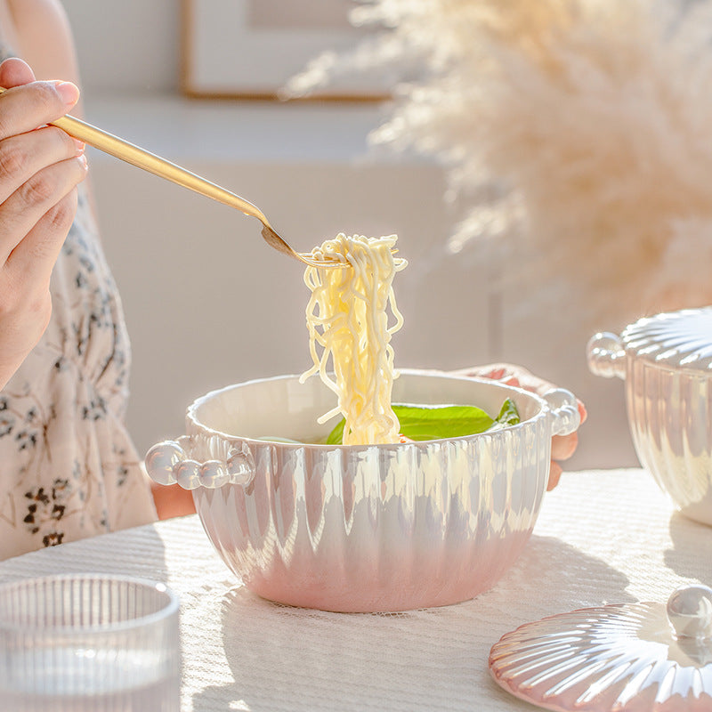 Household Large Ceramic Soup Bowl