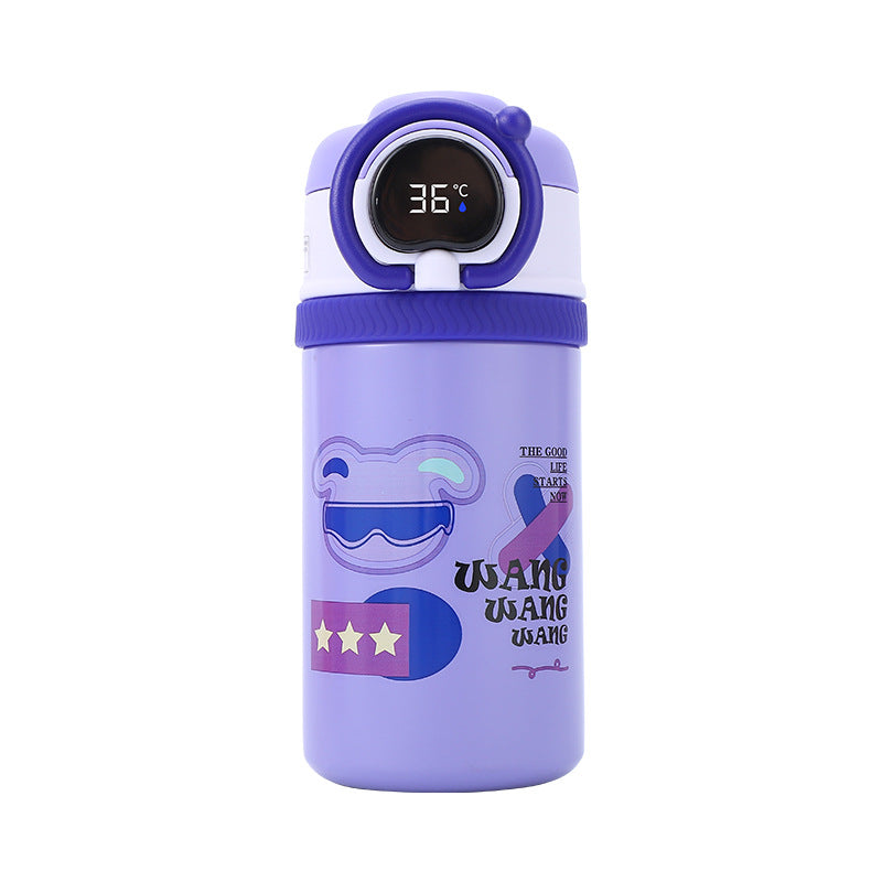 Stainless Steel Children Smart Insulation Cup Student Large Capacity