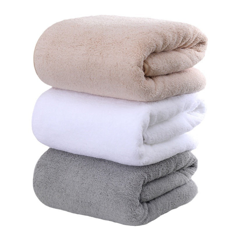 Plus-sized Bath Towel Cotton Absorbent