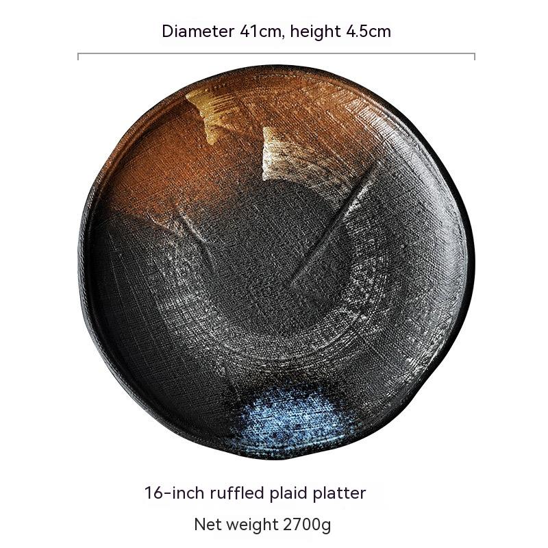 Large Ceramic Plate Restaurant Home