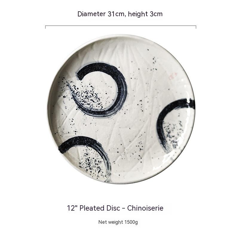 Large Ceramic Plate Restaurant Home