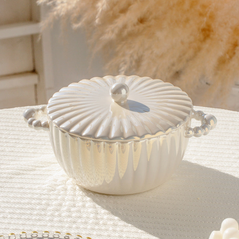 Household Large Ceramic Soup Bowl