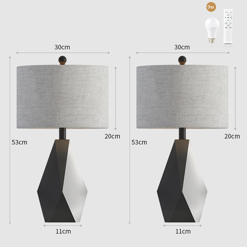 Bedroom Bedside Table Lamp Nordic Minimalist Creative Geometry