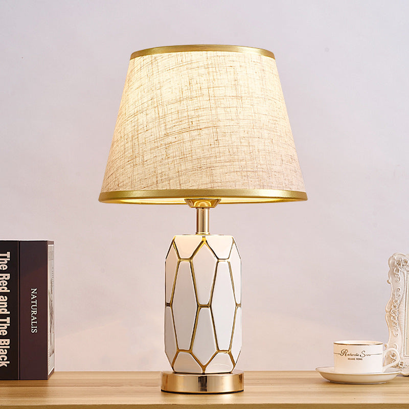 Simple Touch Ceramic Table Lamp Bedroom Bedside