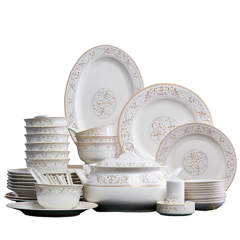 Ceramic Bowls And Saucers Set Bone China Bowls And Plates