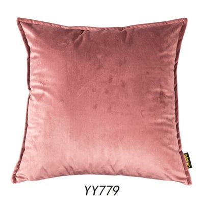 Solid color velvet pillow velvet