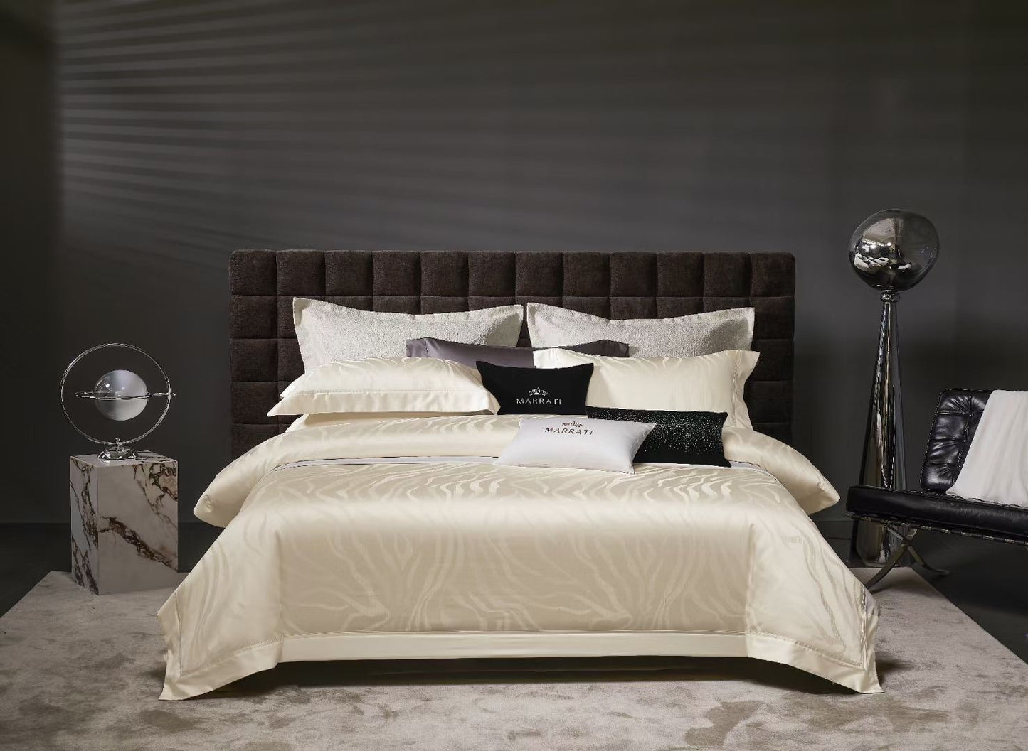 Cotton Four-piece Jacquard Beddings Pure Cotton Bed Sheet Duvet Cover