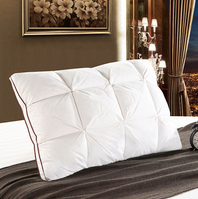 White goose down pillow