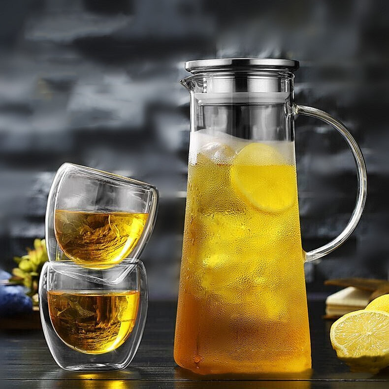 Transparent Thickened And Large-capacity Glass Teapot