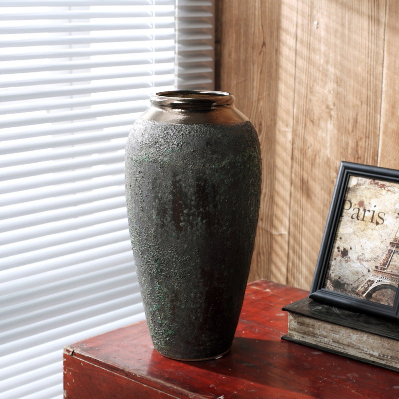 New Chinese Bronze Minimalist Stoneware Vase